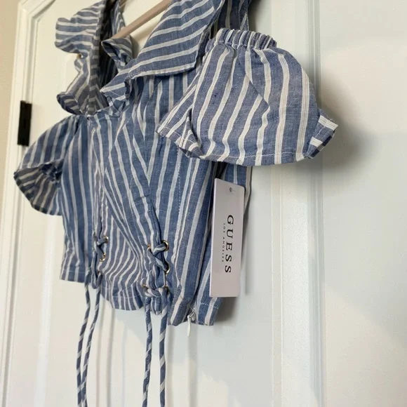 Guess crop top blouse - Picture 3 of 9